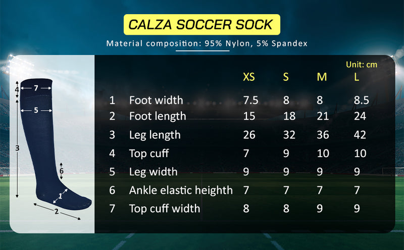 Calza Sock-White - Vizari Sports