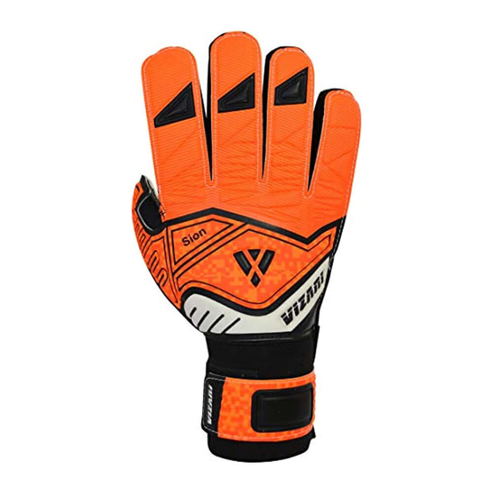 Sion Soccer Goalkeeper Gloves-Orange/White - Vizari Sports