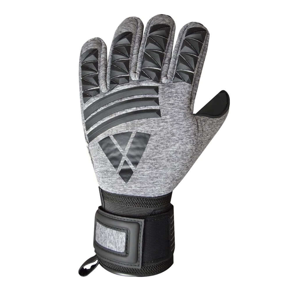 Pasadena F.p. Goalkeeper Gloves w/ Finger Protection-Black/Silver - Vizari Sports