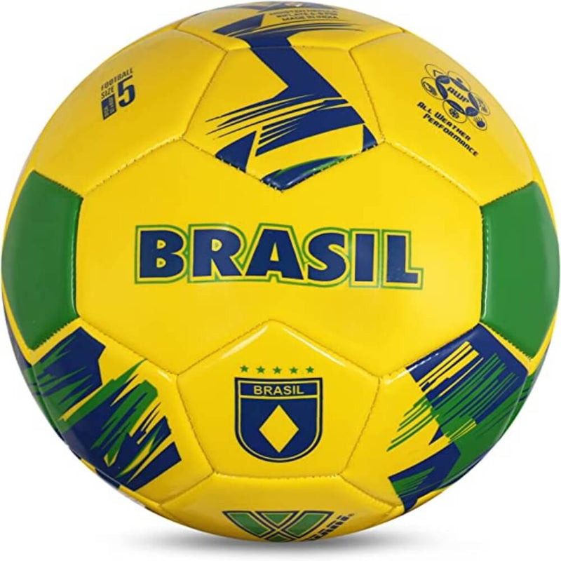 National Team Soccer Balls-Brazil Yellow - Vizari Sports