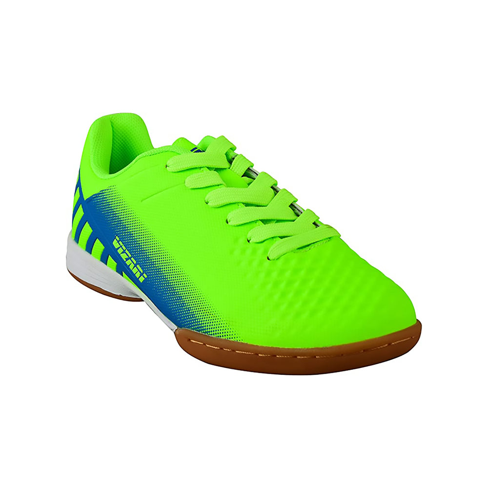 Santos JR Indoor Soccer Shoes -Green/Blue