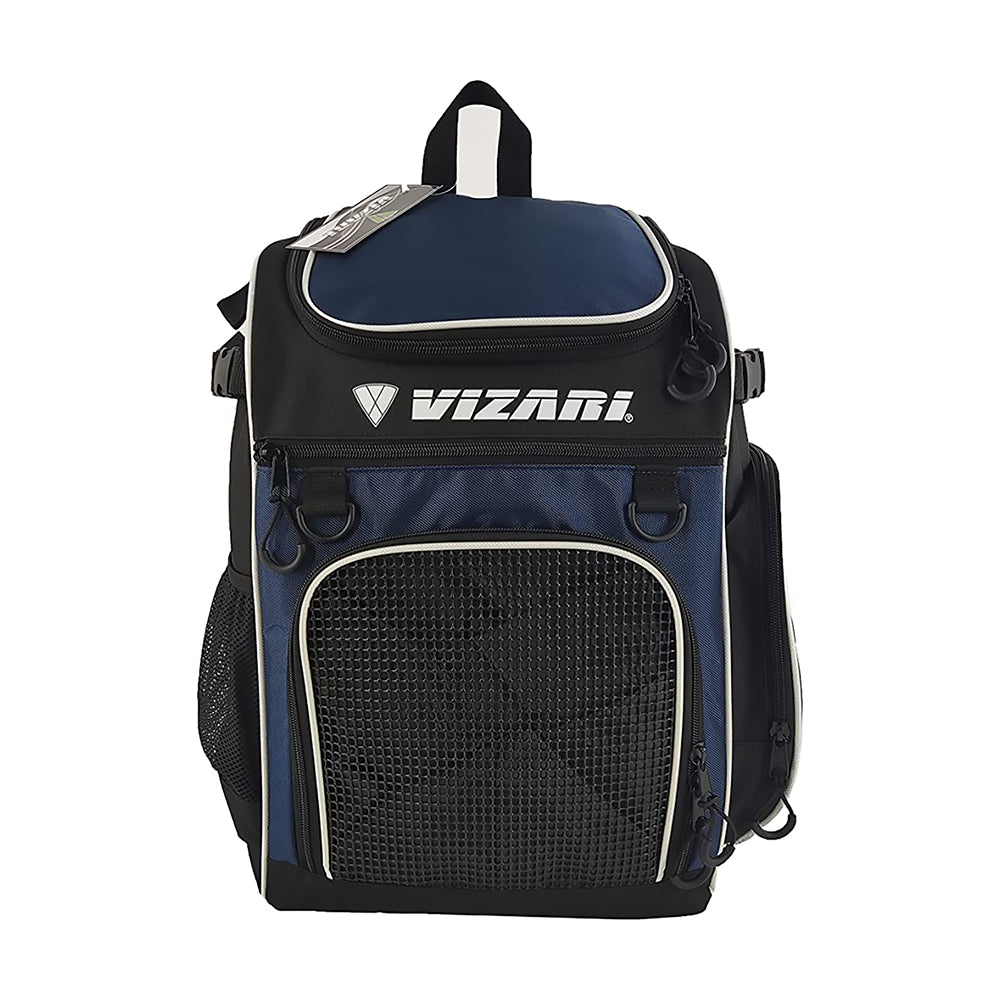 Cambria Soccer Backpack-Navy/White
