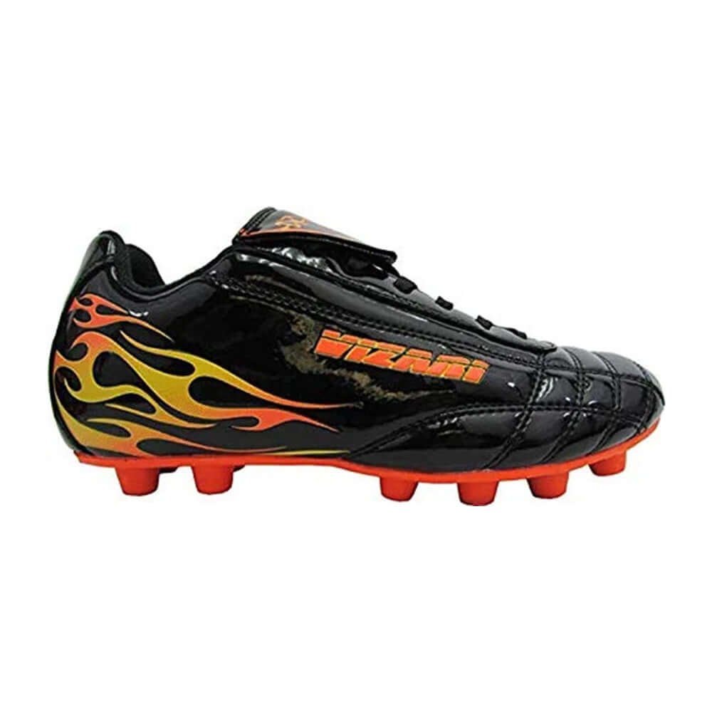 Blaze Firm Ground Soccer Shoes -Black/Orange - Vizari Sports