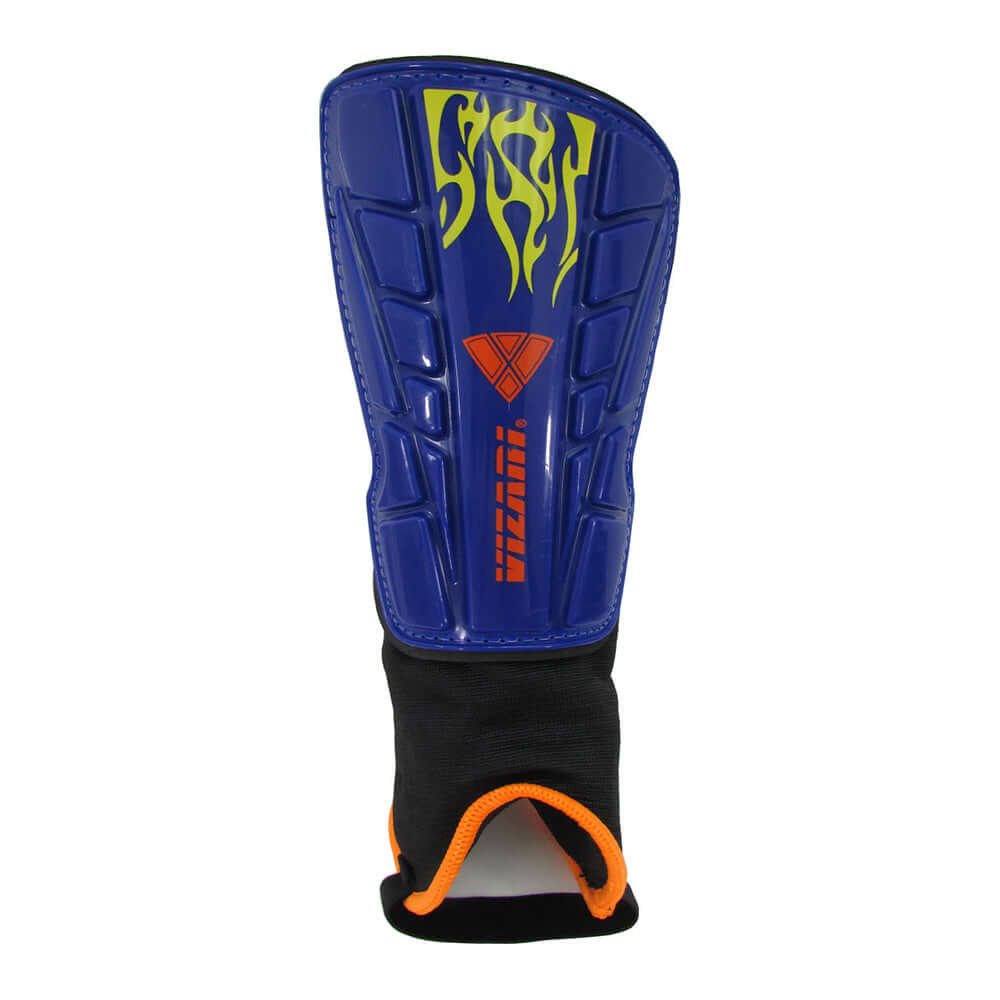 Blaze Soccer Shin Guard-Blue/Orange - Vizari Sports