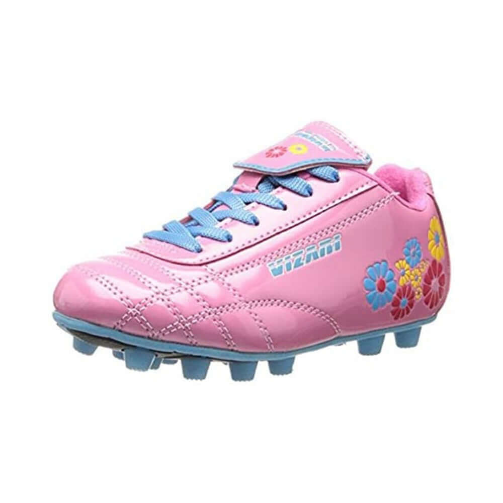 Blossom Firm Ground Soccer Shoes-Pink/Blue - Vizari Sports