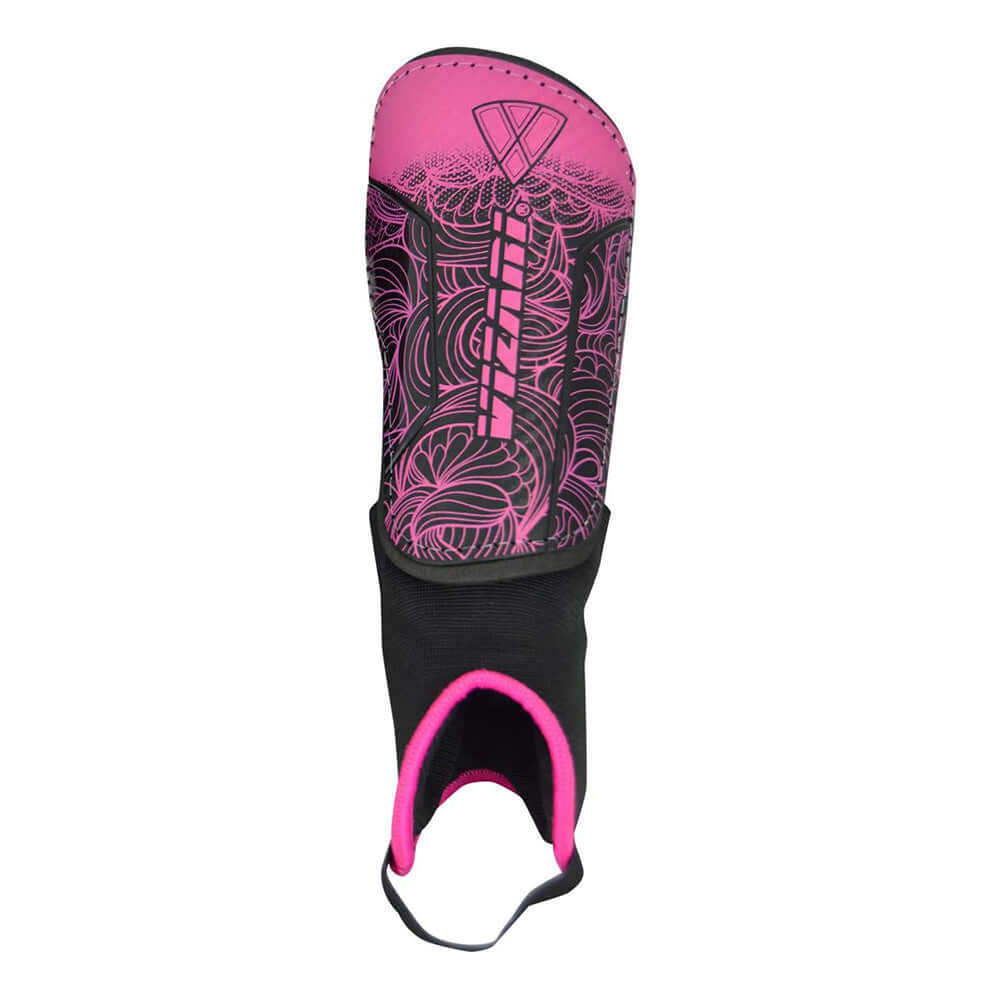 Cali Soccer Shin Guard with Ankle Protection-Pink/Black - Vizari Sports