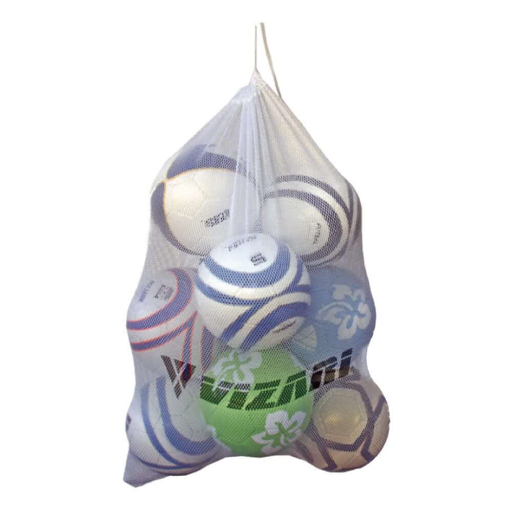 Heavy Duty Ball Bag-White - Vizari Sports