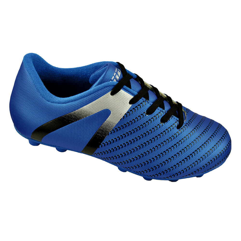 Impact Firm Ground Soccer Shoes -Blue/Silver - Vizari Sports