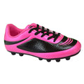 Vizari Infinity Padded Firm Ground (FG) Outdoor Soccer Cleats – Pink/Black