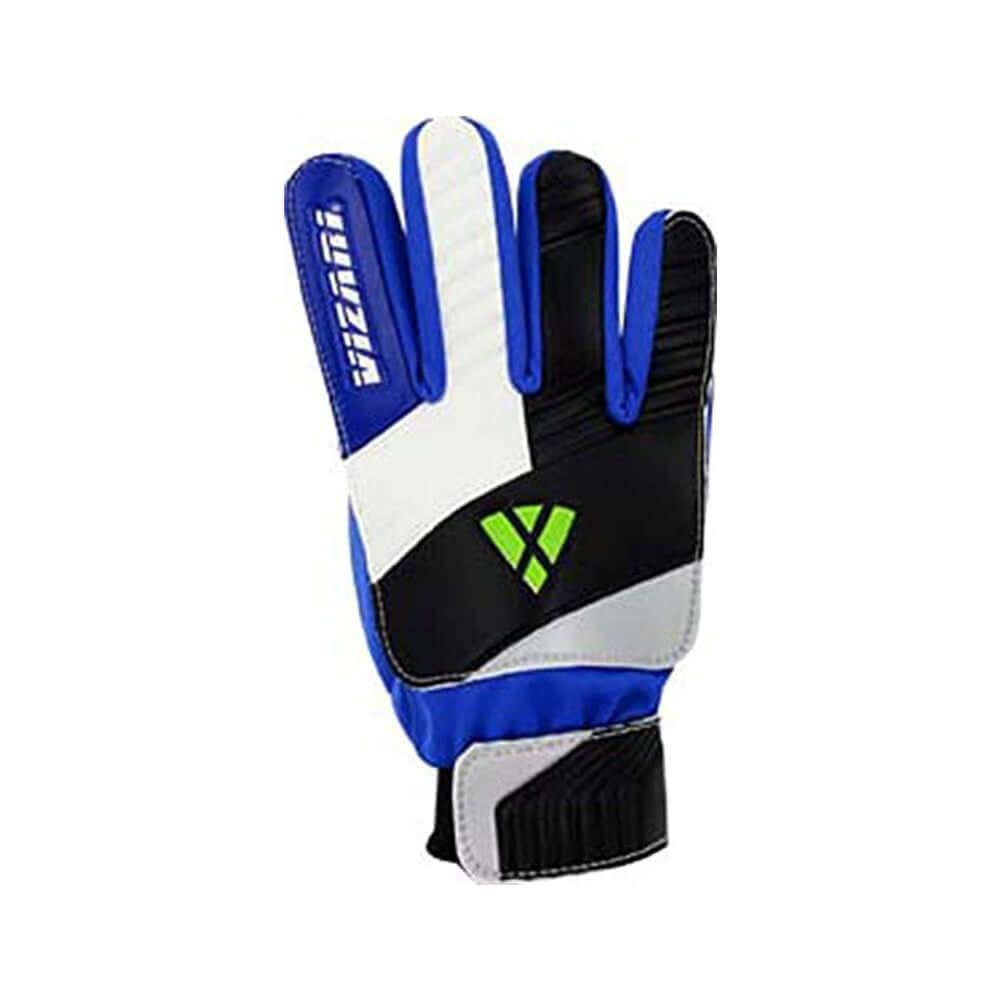 Junior Keeper Gloves-Blue/White/Black - Vizari Sports