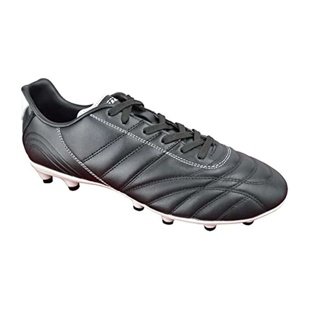 Classico Junior Firm Ground Soccer Shoes -Black/White - Vizari Sports