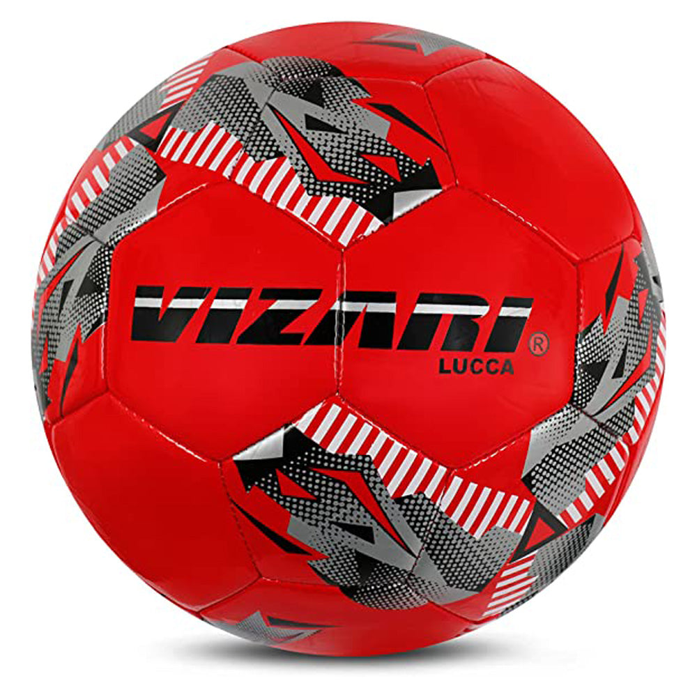 Lucca Soccer Ball-Red