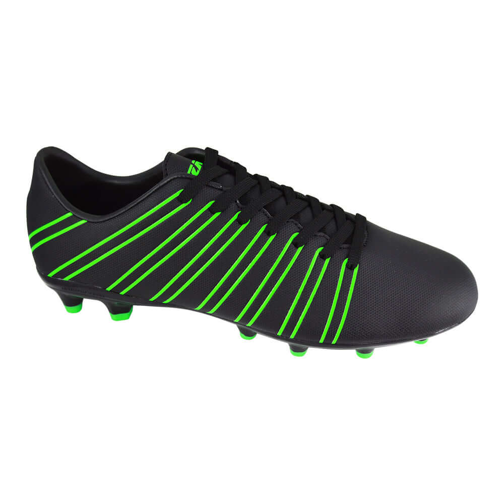 Madero Firm Ground Soccer Shoes -Black/Green - Vizari Sports