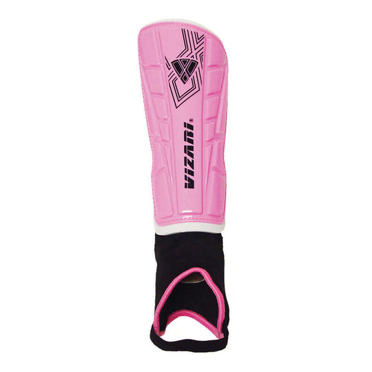 Malaga Soccer Shin Guard with Adjustable Straps-Pink - Vizari Sports