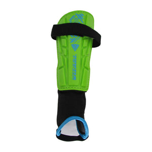 Malaga Soccer Shin Guard with Adjustable Straps-Green