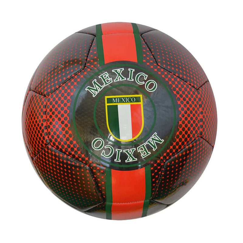 Y18 Mexico Soccer Ball-Black - Vizari Sports