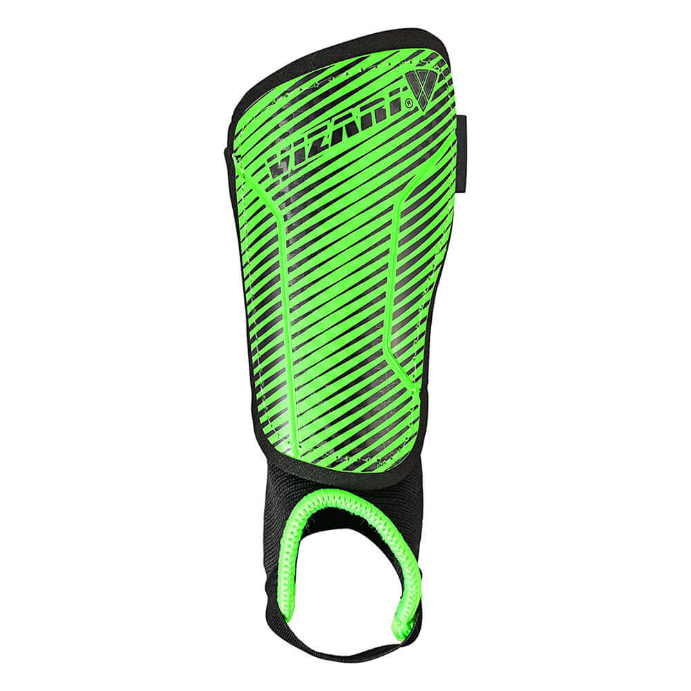 Matera Soccer Shin Guard with Ankle Protection-Green/Black - Vizari Sports
