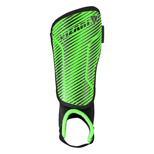 Matera Soccer Shin Guard with Ankle Protection-Green/Black - Vizari Sports