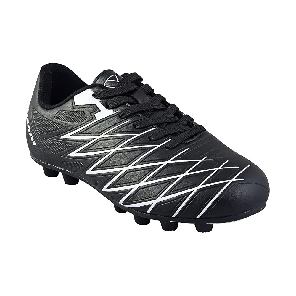 Boca Firm Ground Soccer Shoes - Black/White