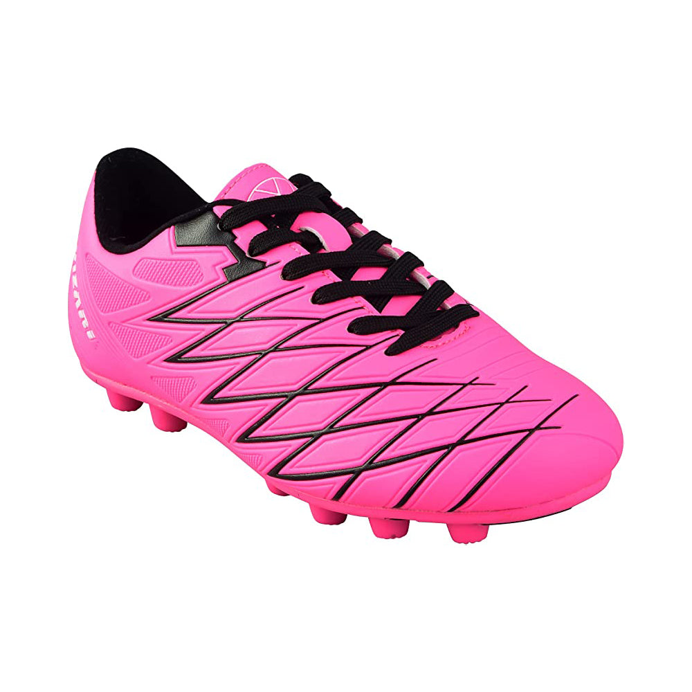 Boca Firm Ground Soccer Shoes - Pink/Black