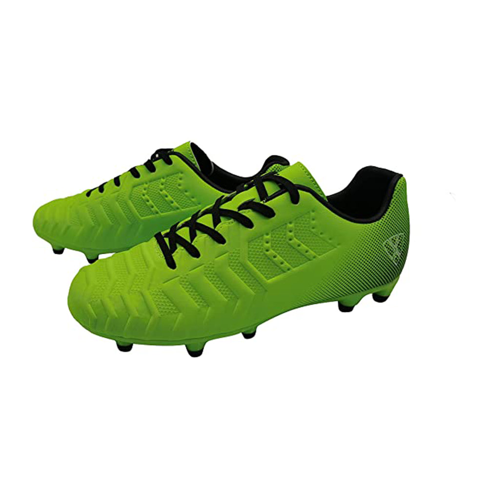 Laguna Junior Firm Ground Soccer Shoes - Lime Green/Black