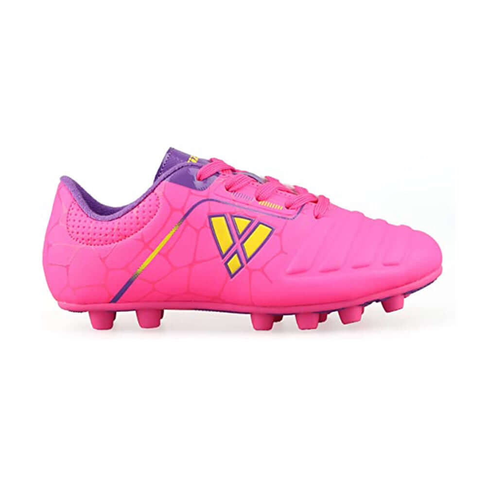 Catalina JR. Firm Ground Soccer Shoes-Pink/Purple/Yellow - Vizari Sports