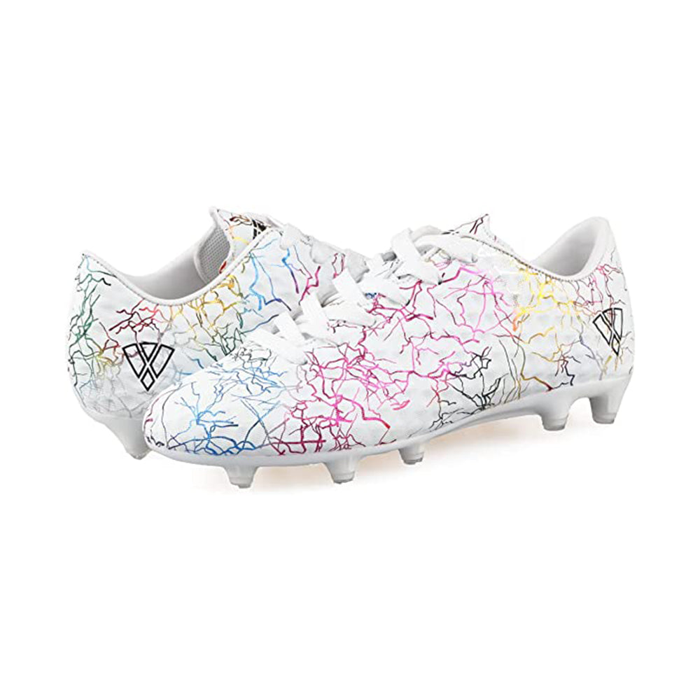 Zodiac Junior Firm Ground Soccer Cleats - White