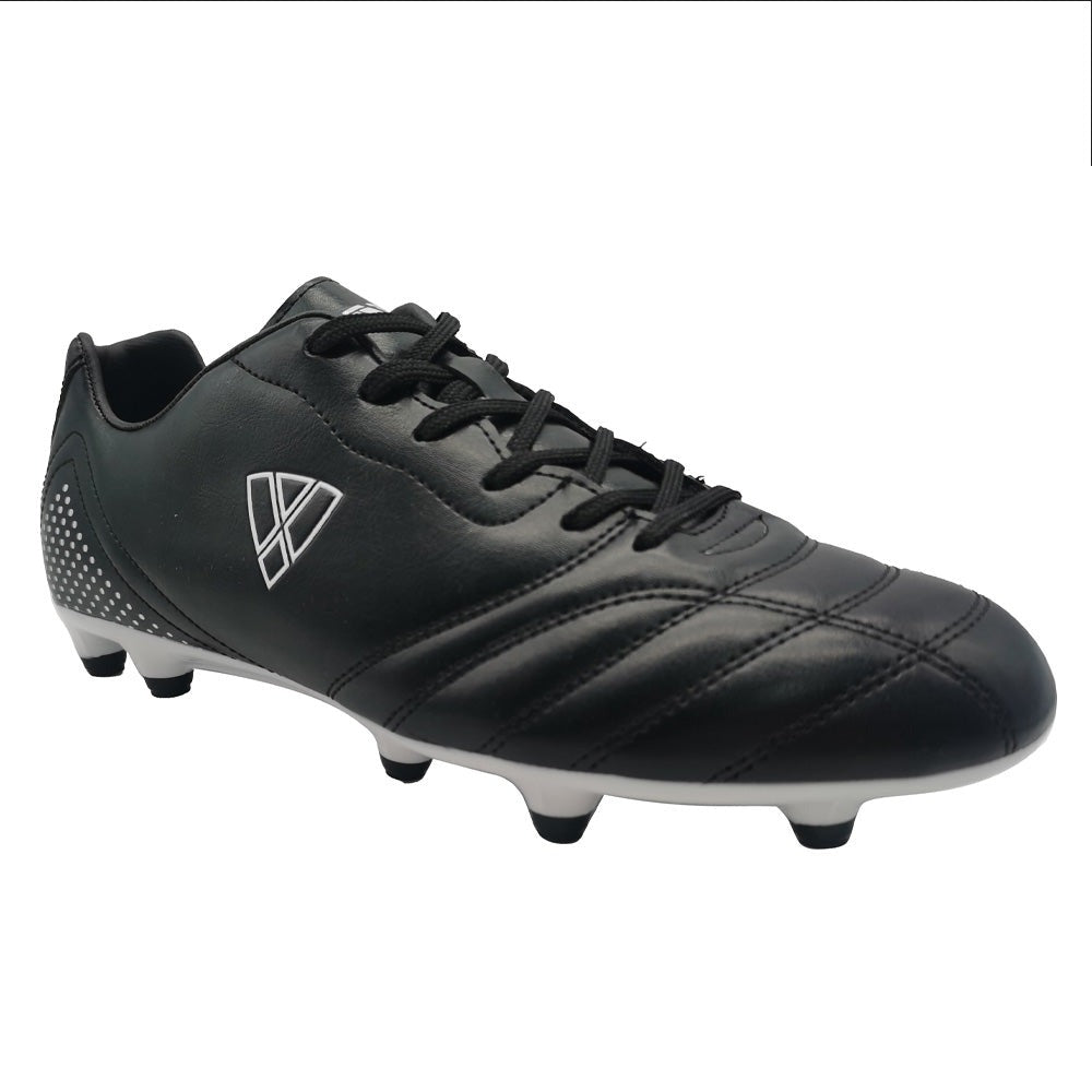 Redondo Firm Ground Soccer Cleats - Black/White