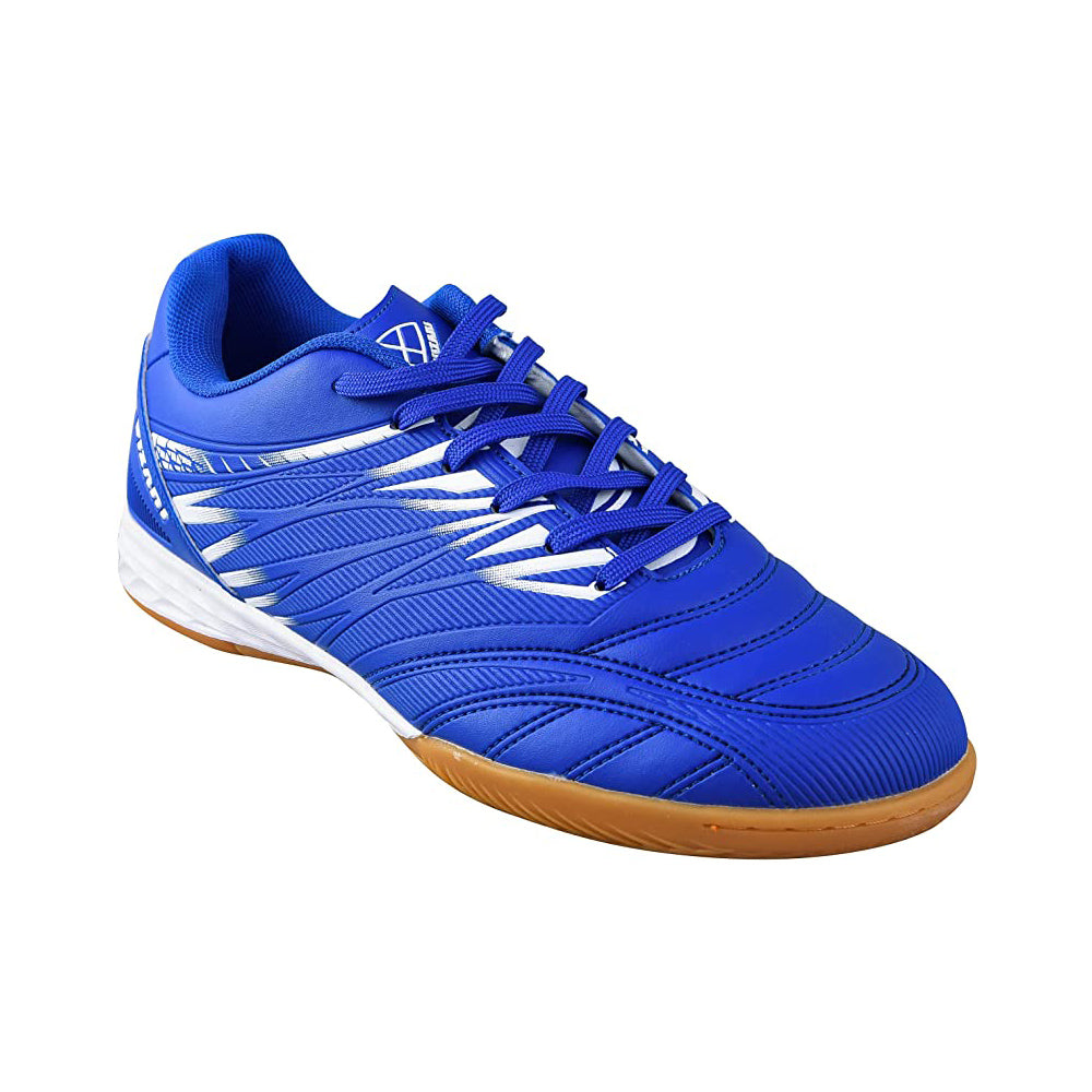 Valencia Indoor Soccer Shoes - Royal/White