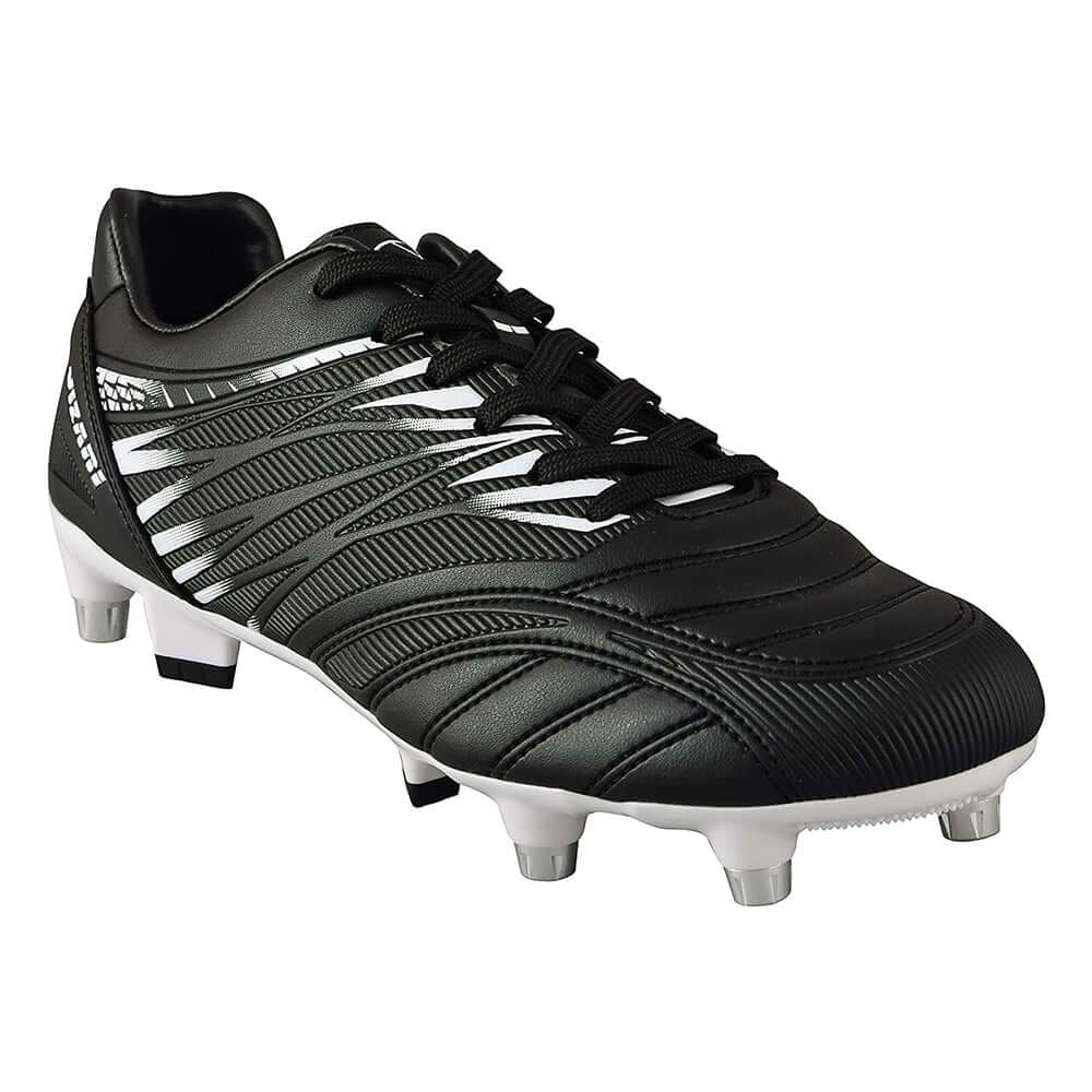 Valencia Soft Ground Soccer Shoes -Black/White - Vizari Sports