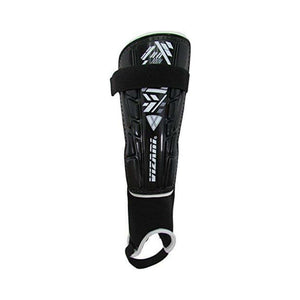 Malaga Soccer Shin Guard  with Adjustable Straps-Black