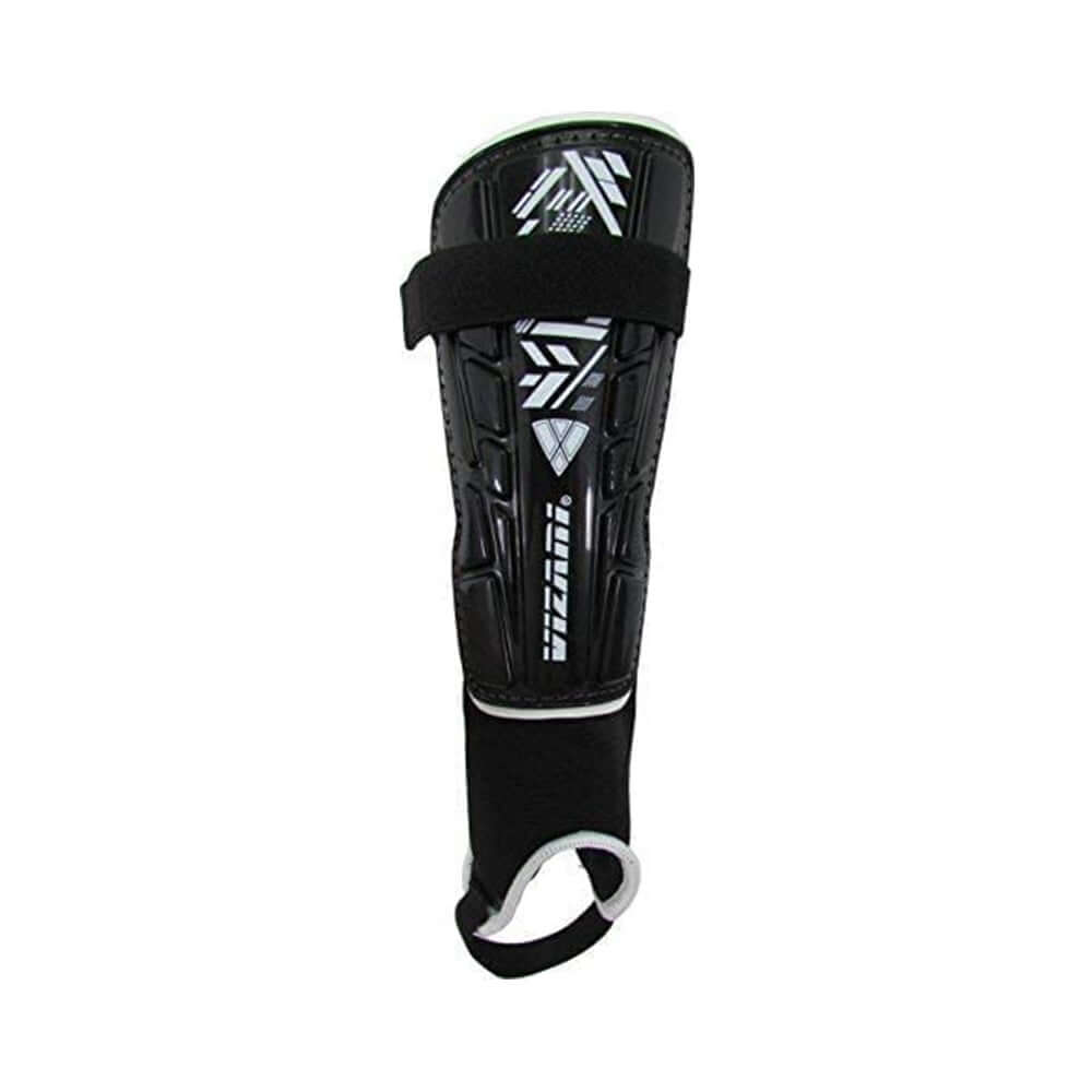 Malaga Soccer Shin Guard with Adjustable Straps-Black - Vizari Sports